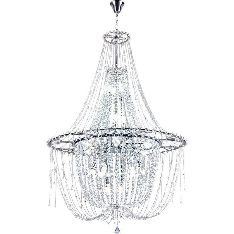 

French wedding decoration lights, villa living room duplex stairs dream princess room wedding fairy crystal lights