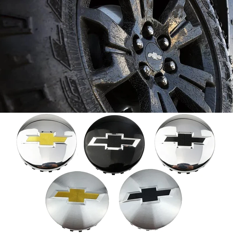 Tapas Centrales para Ruedas de Auto 22837060 para Chevrolet Silverado, Cavalier, Equinox, Trailblazer, Chevelle, Decoración, 4 Piezas, 83 mm de Diámetro