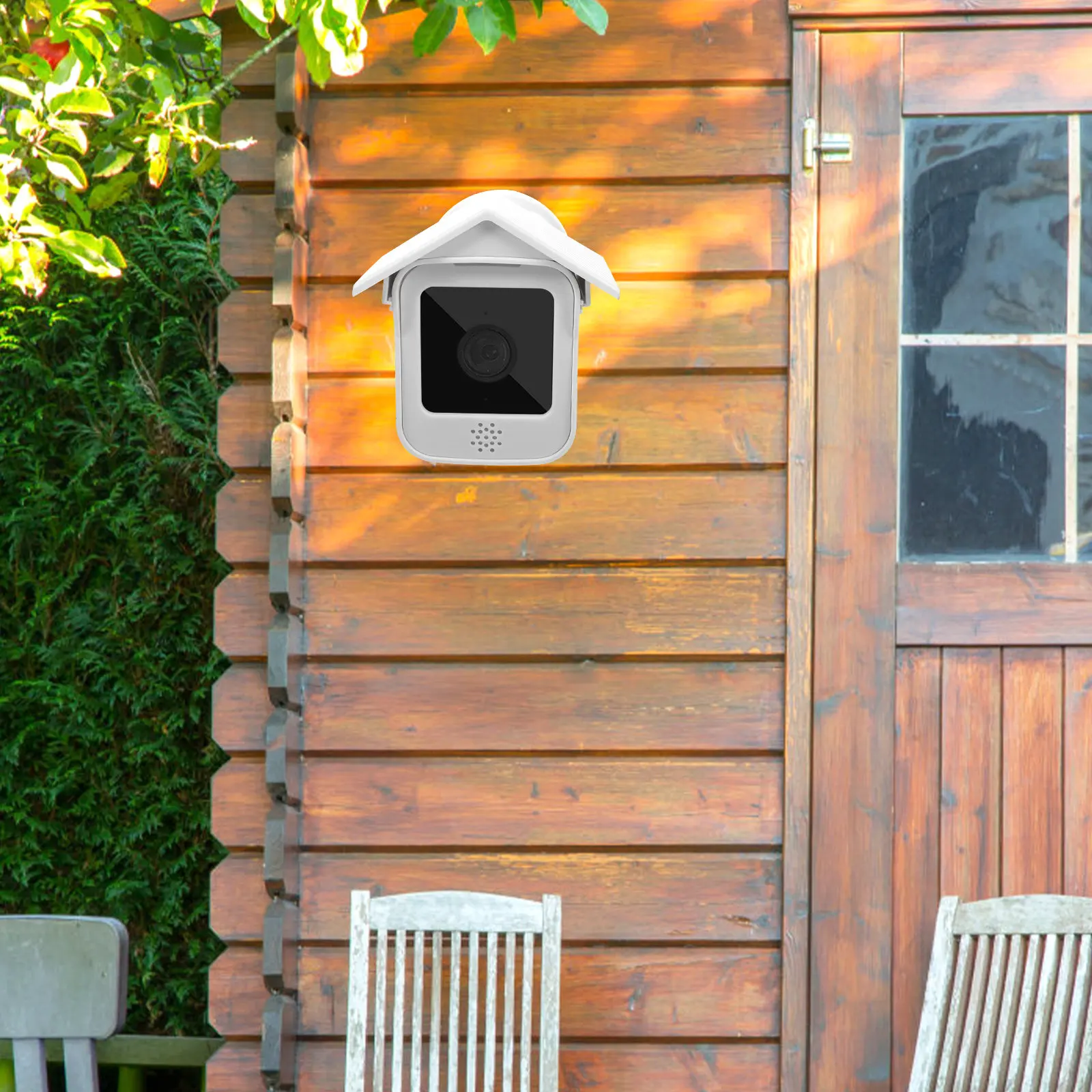 

1Set Camera Protective Cover Outdoor Waterproof Plastic Sunshade Mount Security Camera Cover for V3