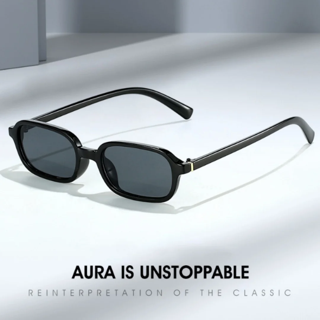 KLASSNUM Retro Rectangular Sunglasses for Women men Vintage 2026 Fashion Trendy Eyewear Sun Glasses UV400 Shades Eyewear