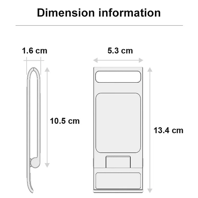 Soporte plegable para teléfono móvil, soporte de mesa para tableta, Mini accesorios para teléfono, base de almacenamiento para teléfono