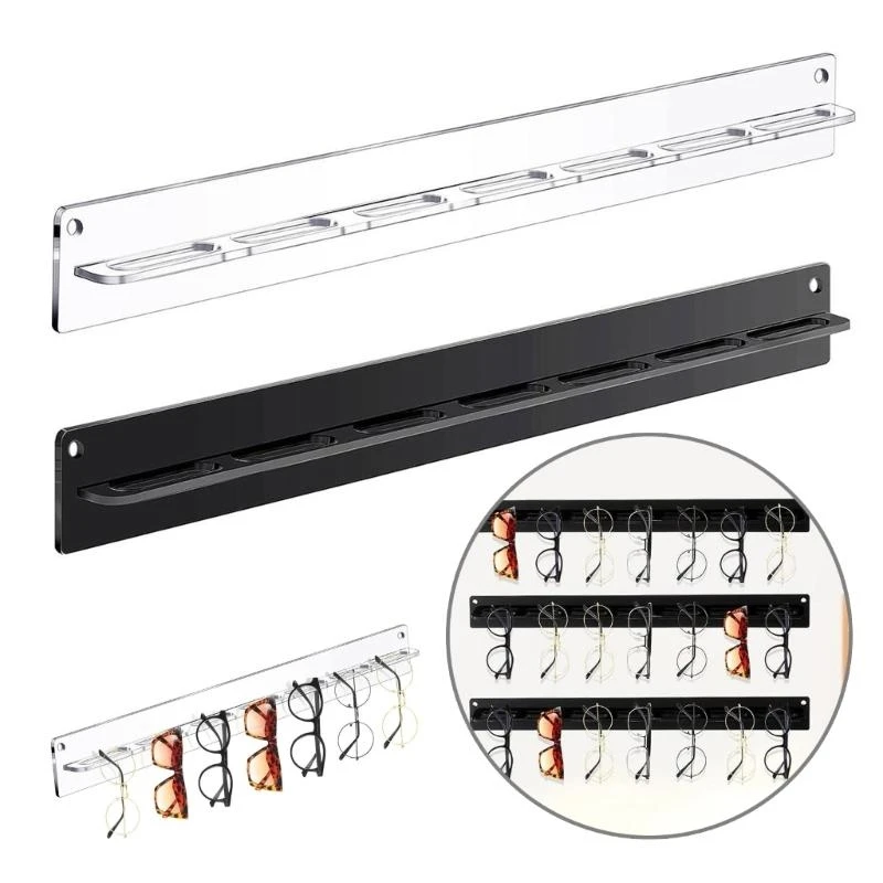

XX9B Sunglasses Acrylic Sunglasses Holder Wall Mounted Sunglasses Rack