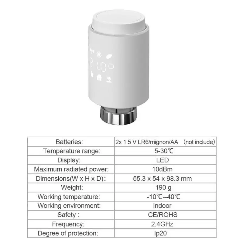 Smart Heizkörper Thermostat Smart RadiatorActuator Thermostat 2 In 1 ThermostatRadiatorControlled Durch Mobile