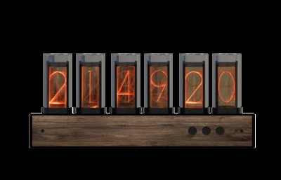 Creative USB DC5V LED Digital Nixie Clock RGB Glow Tube Clock Electronic Retro Desk Table Hotel Clock