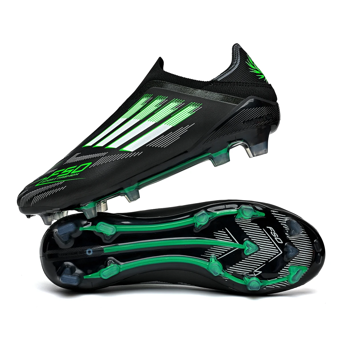 

New Men Ultralight Soccer Shoes Sport Comfortable Adult Training Match Football Boots Cleats Indoor Sport Futsal Grass Non-Slip