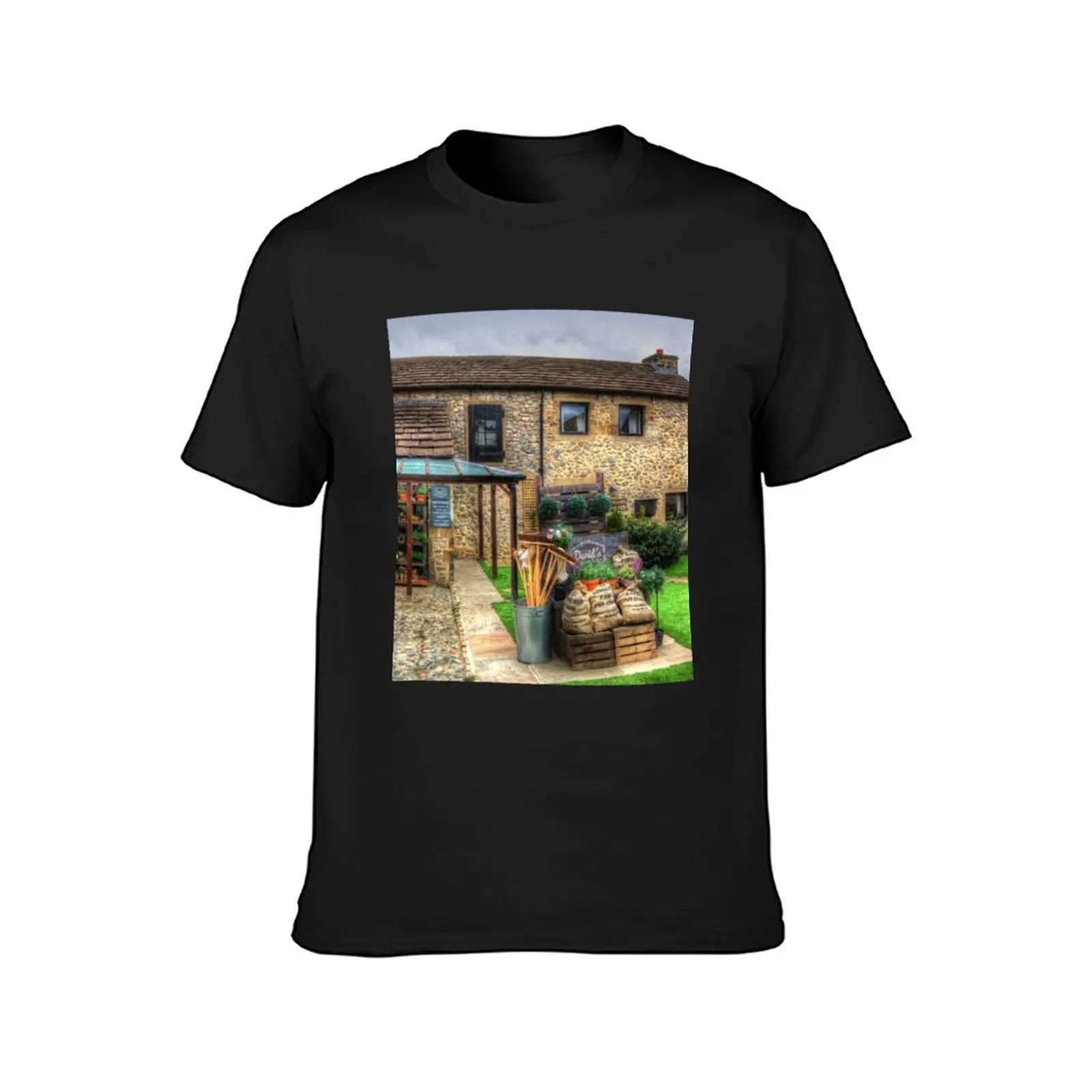 Davids Shop In Emmerdale T-Shirt shirts graphic tees Blouse tops Men's t-shirts