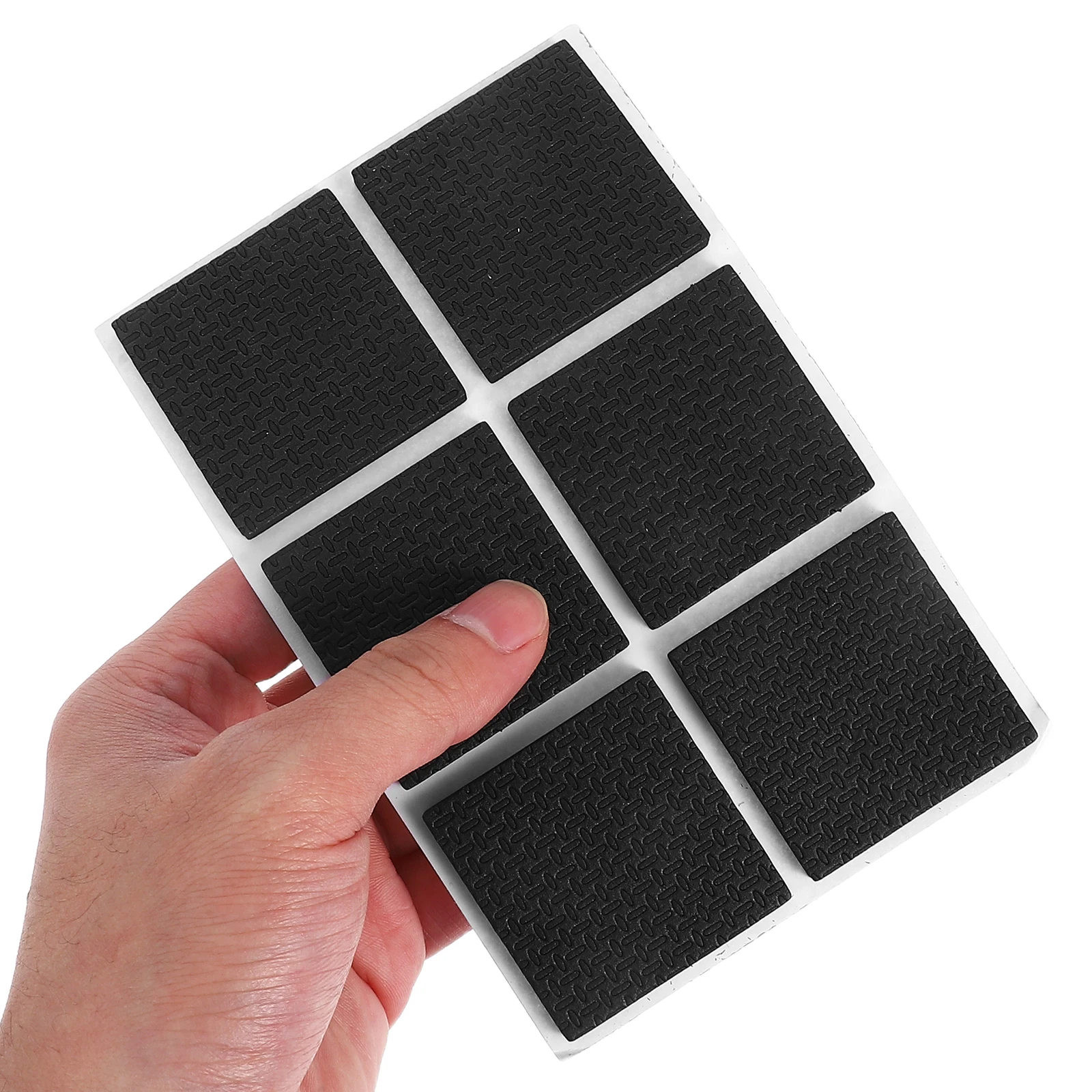 

12 Pcs Furniture Protectors Bed Frame Grippers Antislip Pads Slide Stops Hardwood Floor Chair Leg Couch Table Stabilizers Rubber