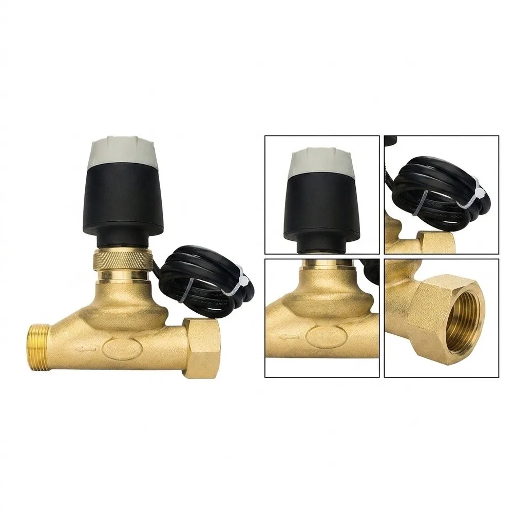 Solenoid Electric Valve Scaling Design For Fan Coil Unit Central Air Conditioner Home Improvement Heating Cooling Air