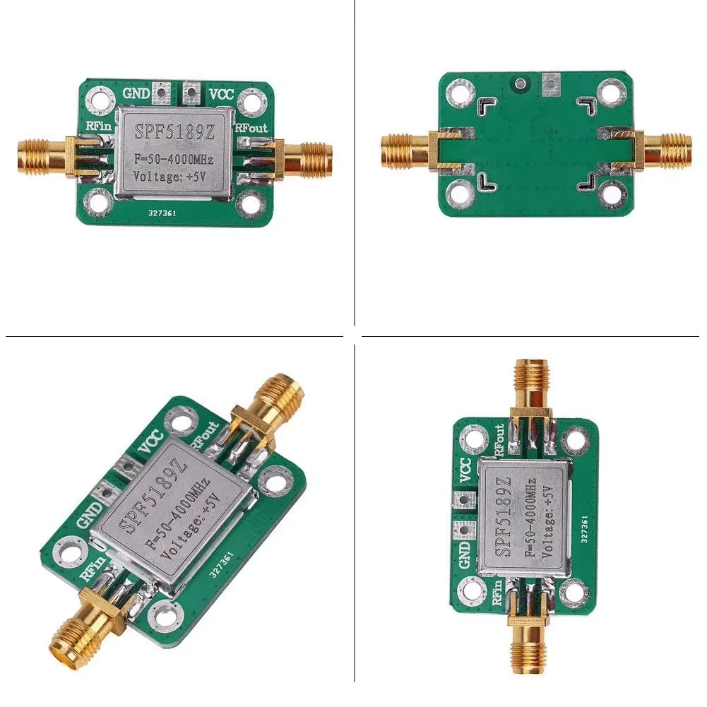 SPF5189 RF Low Noise Amplifier LNA 50-4000MHz NF=0.6dB - Shielded RF Module