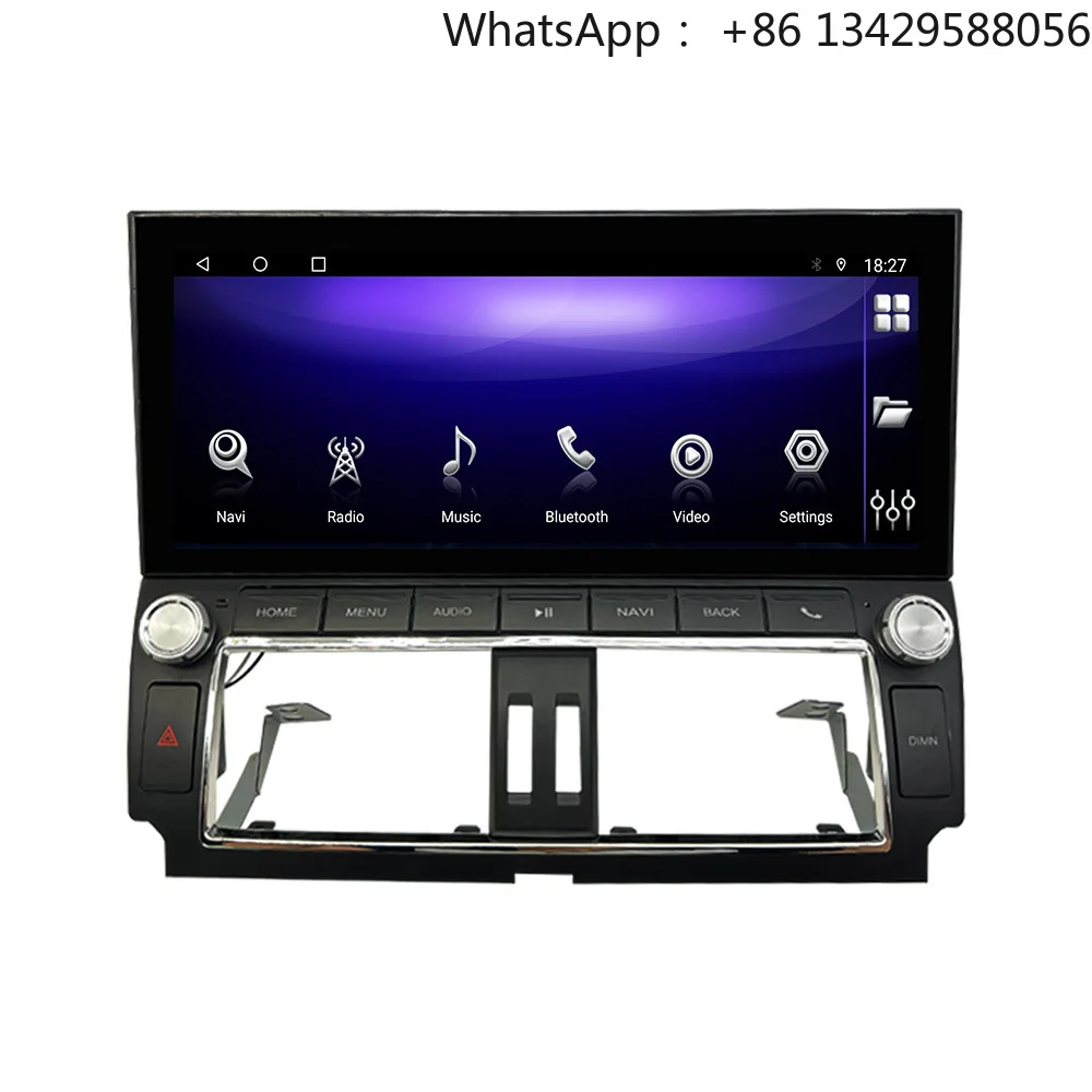 

TS10 12.3Inch Screen Car Radio Android 13 Autoradio Stereo Carplay Gps for Toyota Prado Multimedia Video Player