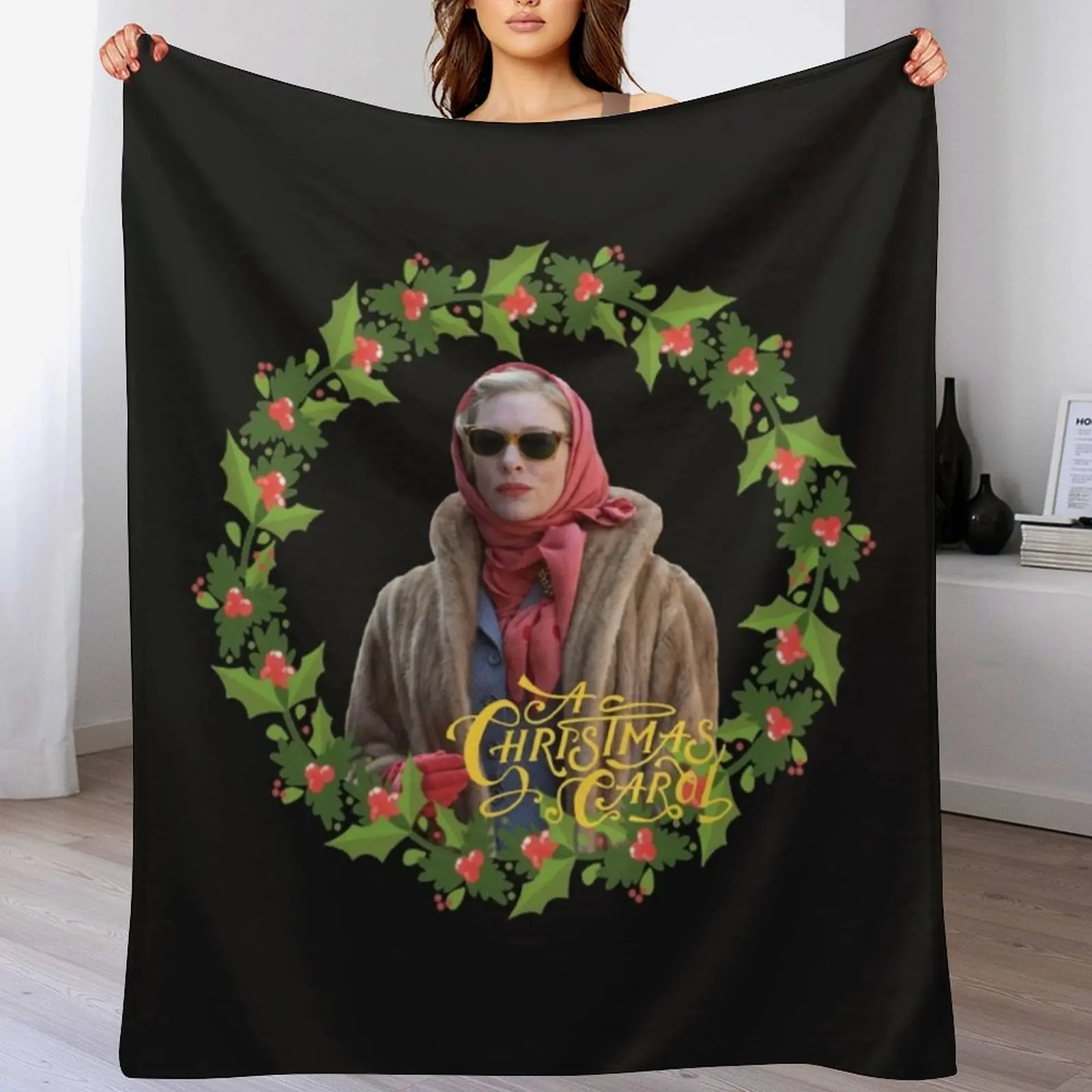 

christmas carol Throw Blanket Luxury Thicken Sofa Blankets