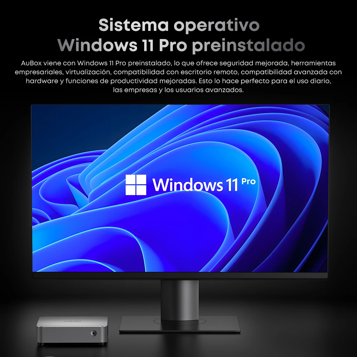 CHUWI AuBox Mini PC AMD Ryzen7 8745HS 16 ГБ DDR5 512 ГБ SSD WiFi 6 BT 5.1 2.5G LAN Поддержка четырехдисплеев 4K Windows 11 Pro Mini PC