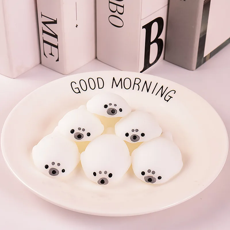 

5 шт. мягкие милые маленькие тюленькие игрушки для детей и взрослых, декомпрессионная игрушка, мультяшные мягкие эластичные животные, сенсорная игрушка в подарок