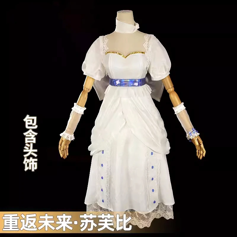 Game Reverse:1999 Sotheby Cosplay Costume Anime Dress Uniform Women's Activity Party Suit Role Play Clothing Suit Pre-sale