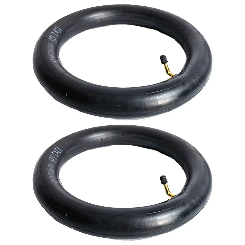 

For Electric Vehicle Tire Replacement Thickened Inner Tubes (2pcs) Sized for 12 Inch with a Unique Curved Valve Design