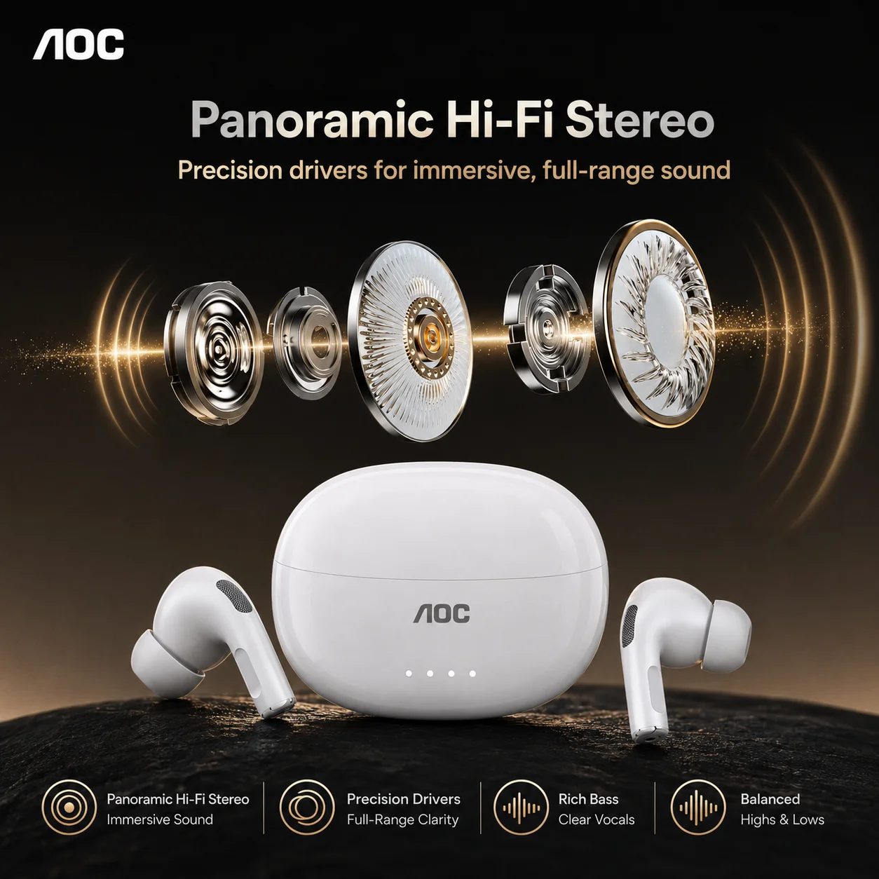 Choice LP5 Pro Bluetooth Earphone Sports TWS Wireless Pro 6 Headphone Low Latency Gaming Headset Music Earbuds with Mic Business image 4
