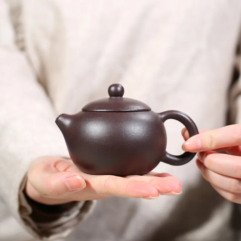 200ml Chinese Yixing Purple Clay Teapots Classic Xishi Tea Pot 188 Ball Hole Filter Kettle Master Handmade Zisha Teaware Gifts