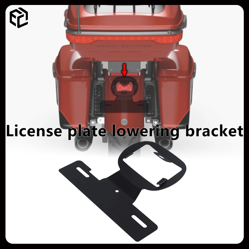 

Рамка номерного знака мотоцикла для Harley-Davidson FLHTK (2015-2019)/FLHTKL(2014-2021)/FLHTCUI(2014-2019)/FLHTCUL (2014-2016)