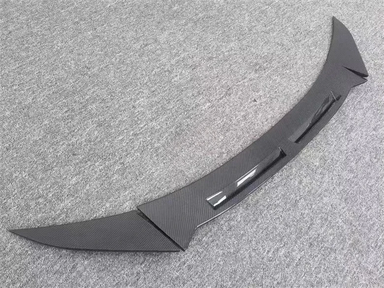 For Lotus Emira Upgrade Mon Style Dry Carbon Fiber Rear Spoiler Hollowed-out Rear Spoiler