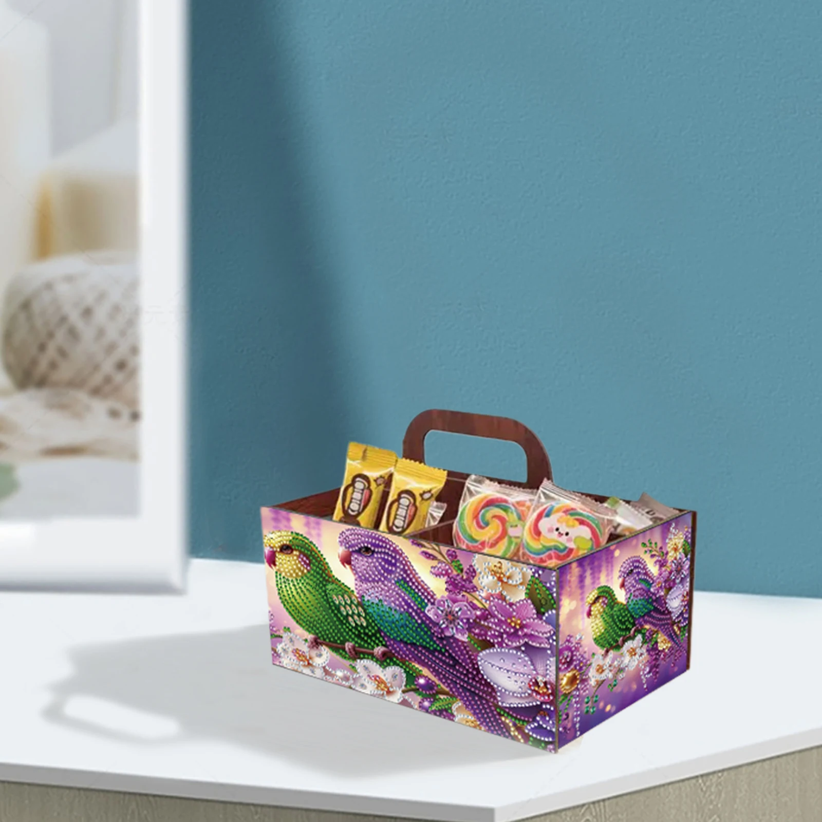 

Diamond Painting Jewelry Box Kits Handmade Organizer Case Storage Holder Case for Adult Birthday Presents Craft Kit