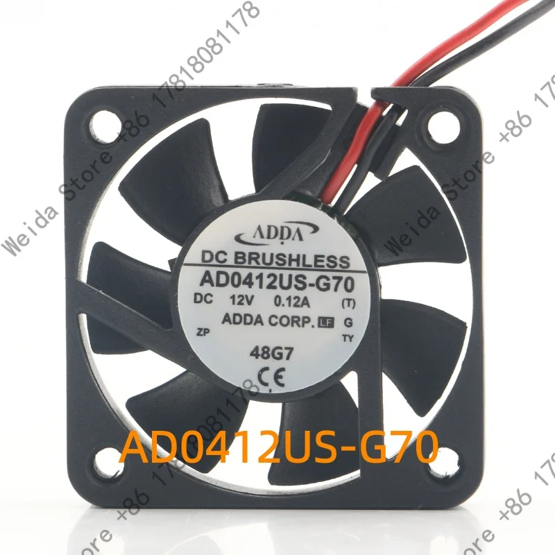 

ADDA XIE AD0412US-G70 4010 12V 0.12A 4CM cooling industrial computer power supply USB fan