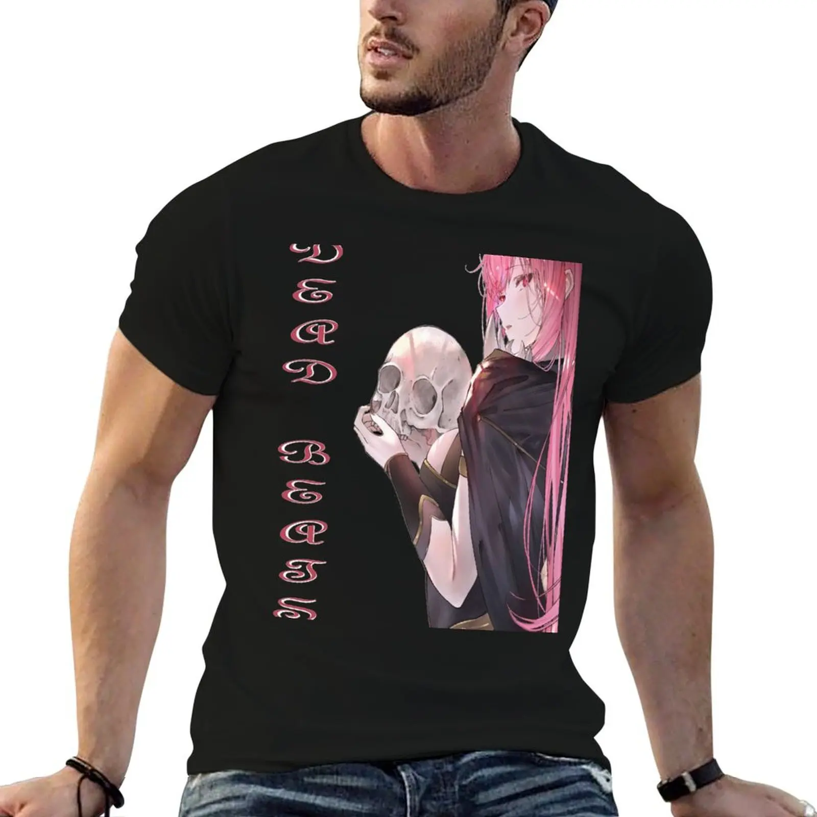 

t t T-Shirt Mori shirts anime DEADBEATS graphic for oversize shirts man Calliope