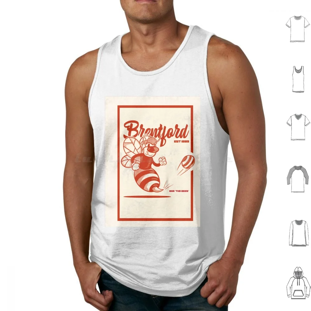 The Bees Of Tank Tops Print Cotton Football Soccer Cartoon Rubberhose Sport