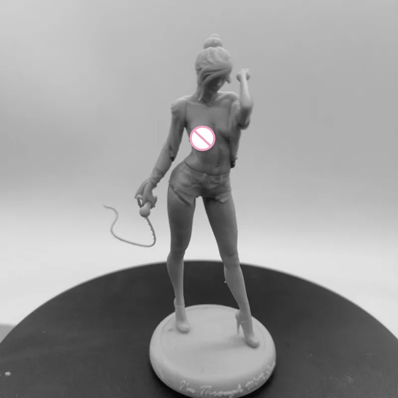 

Масштаб 1/24, фигурка из смолы, певица, комплект модели Nsfw, в разобранном виде, неокрашенная игрушка для 3D-печати 411