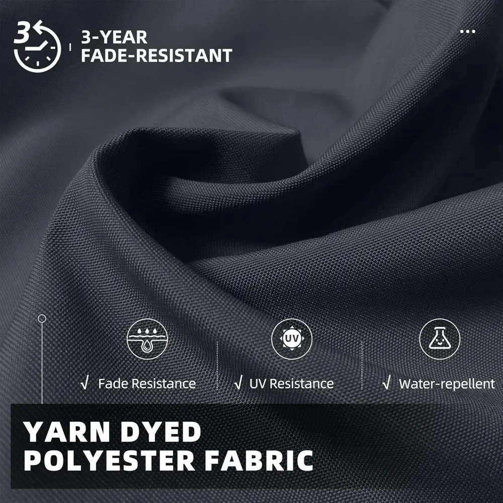 

9' X 11.5' Patio Umbrella, Outdoor Cantilever Rectangle Umbrella, Aluminum Offset Umbrella with 360-degree Rotation