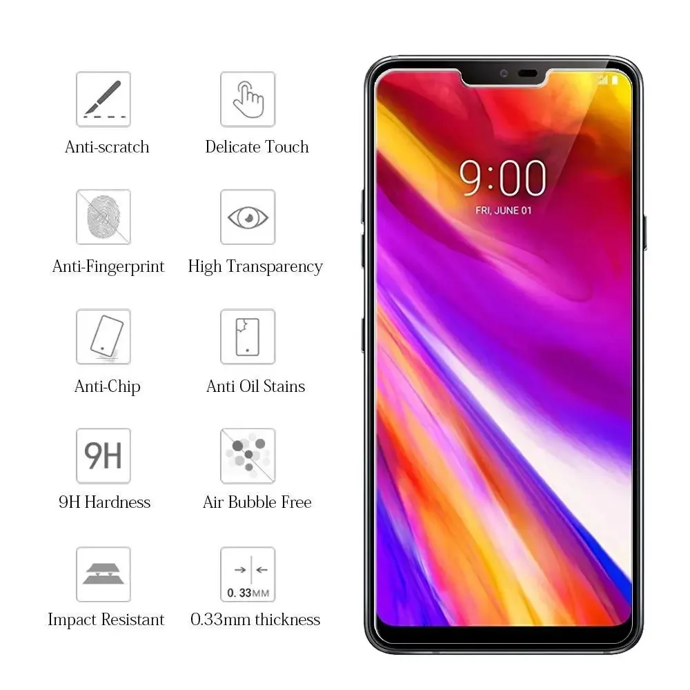

9H Tempered Glass For LG V60 V50 ThinQ Screen Protector For LG G8 G8X G8S ThinQ G7 Fit One ThinQ W41 W31 Protective Film Glass