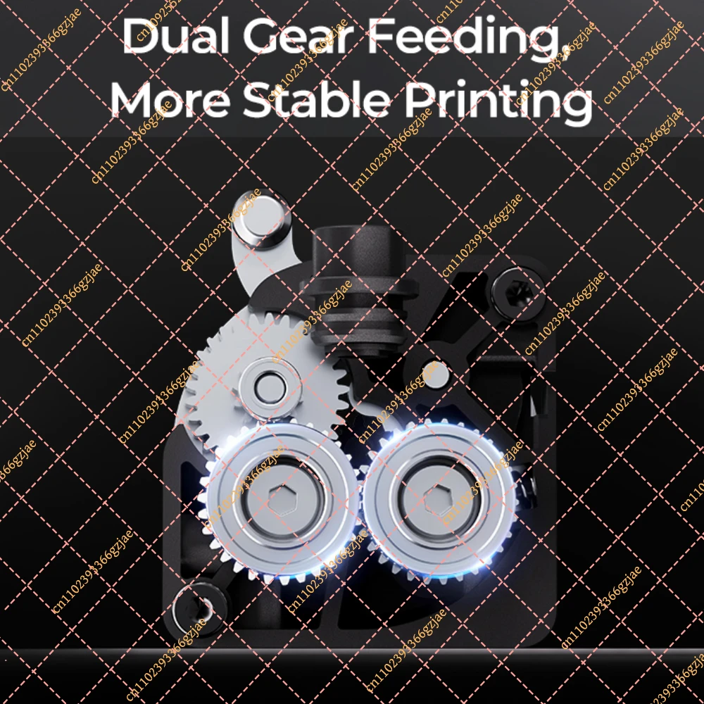 For Creality Ender 5 MAX Extruder Kit High Torque Extrusion 6.25:1 Reduction Ratio Dual Gears 3D Printer Accessories