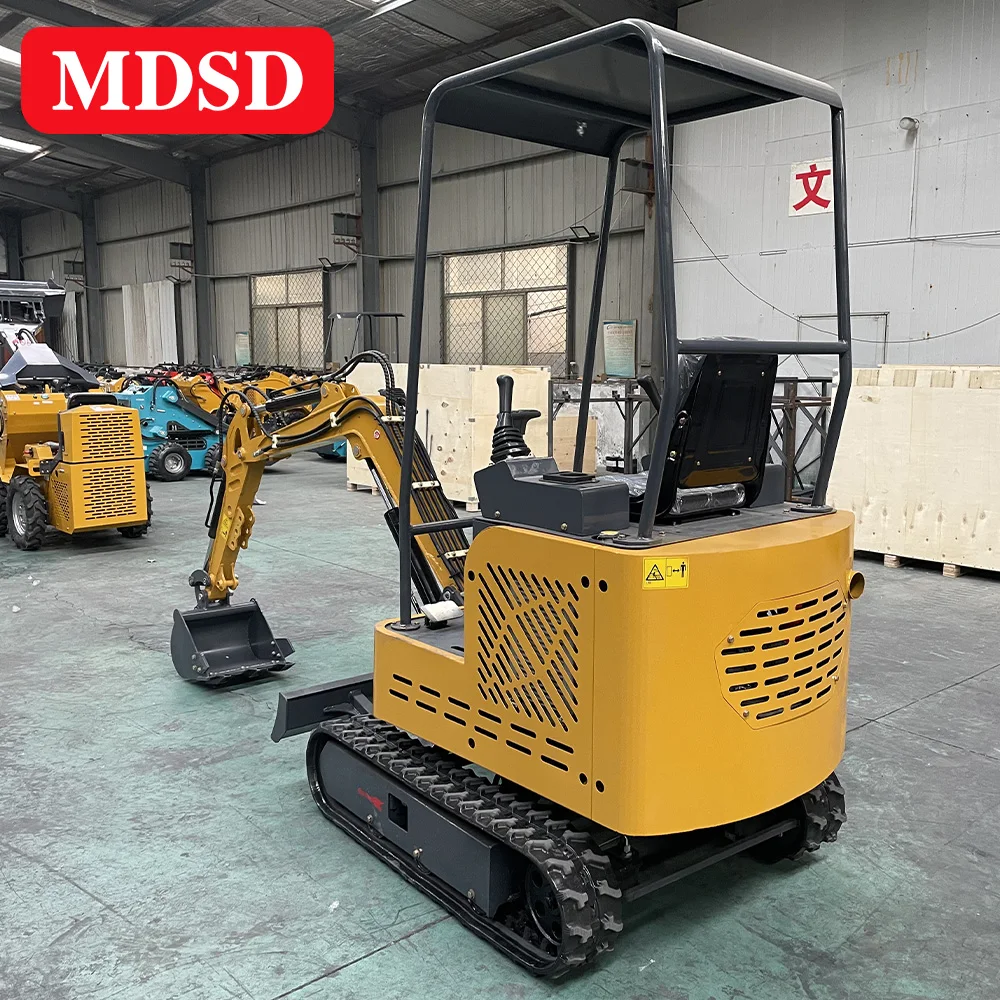 Free Shipping 0.8-2 Ton Mini Excavator With Diesel Engine Hydraulic System Ldeal For Landscaping & Construction Projects