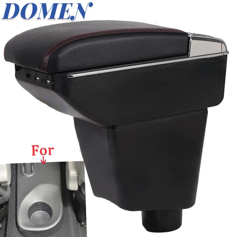 

For Renault Clio 4 Armrest For Renault Clio 3 III IV Car Armrest box Car accessories Storage box cup holder ashtray USB