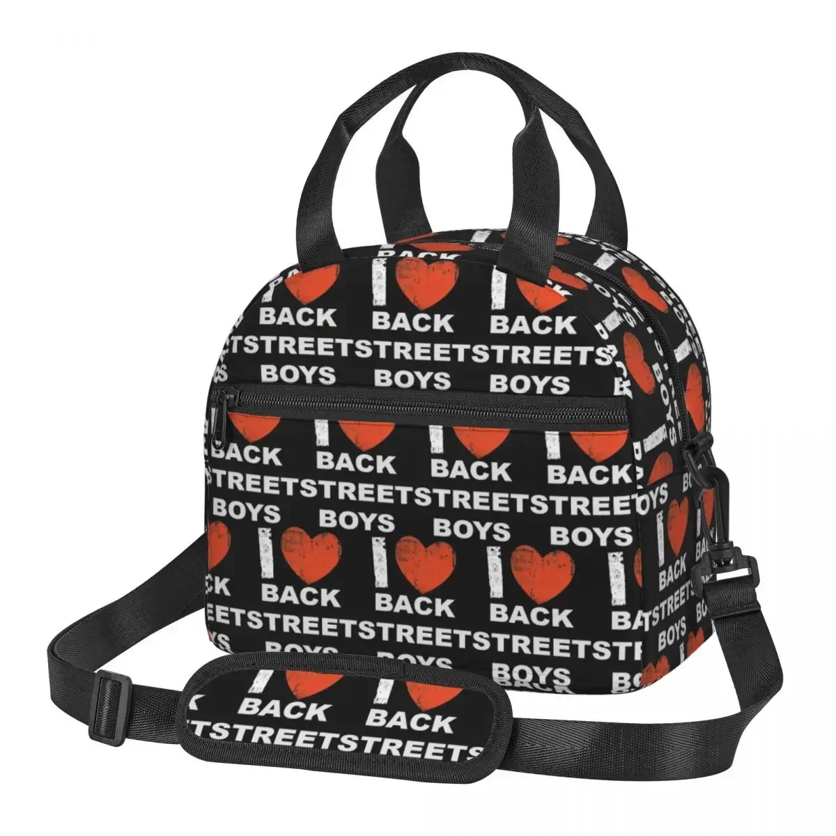 Backstreet Boys Music Group Insulated Lunch Bag for Women Picnic Storage Food Boxes Container Cooler Thermal Lunch Box Tote
