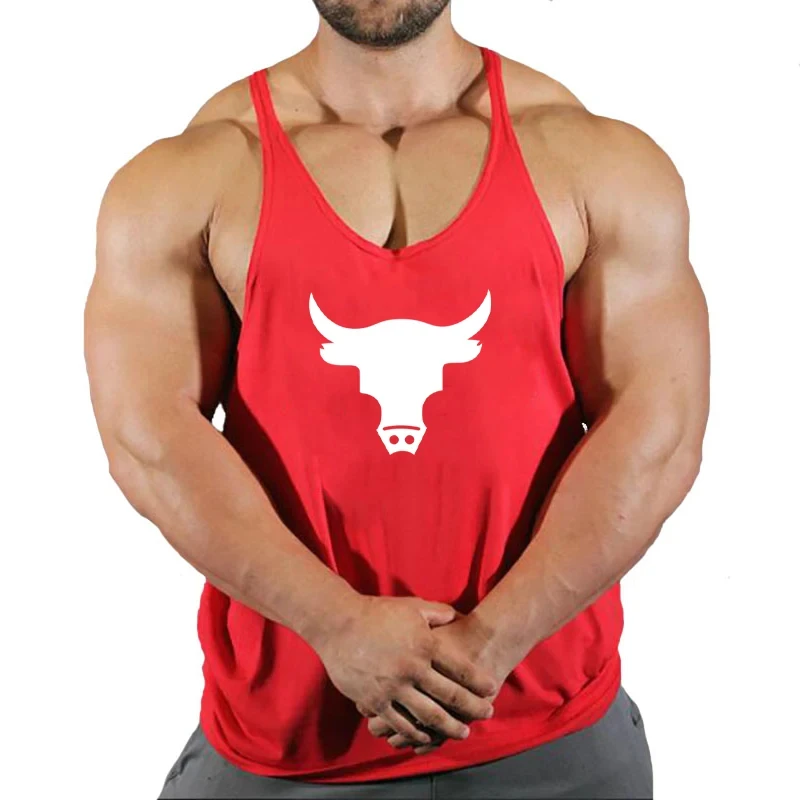 Gym Top Men Men\'s Clothes Fitness Muscular Man Shirt Stringer Clothing Singlet T-shirts Bodybuilding Sleeveless Sweatshirt Vests