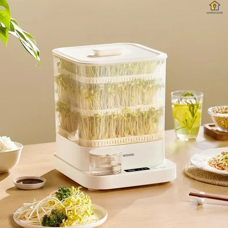 

homemade small mung bean sprouting seedlings Bean sprout machine household fully automatic intelligent germination artifact