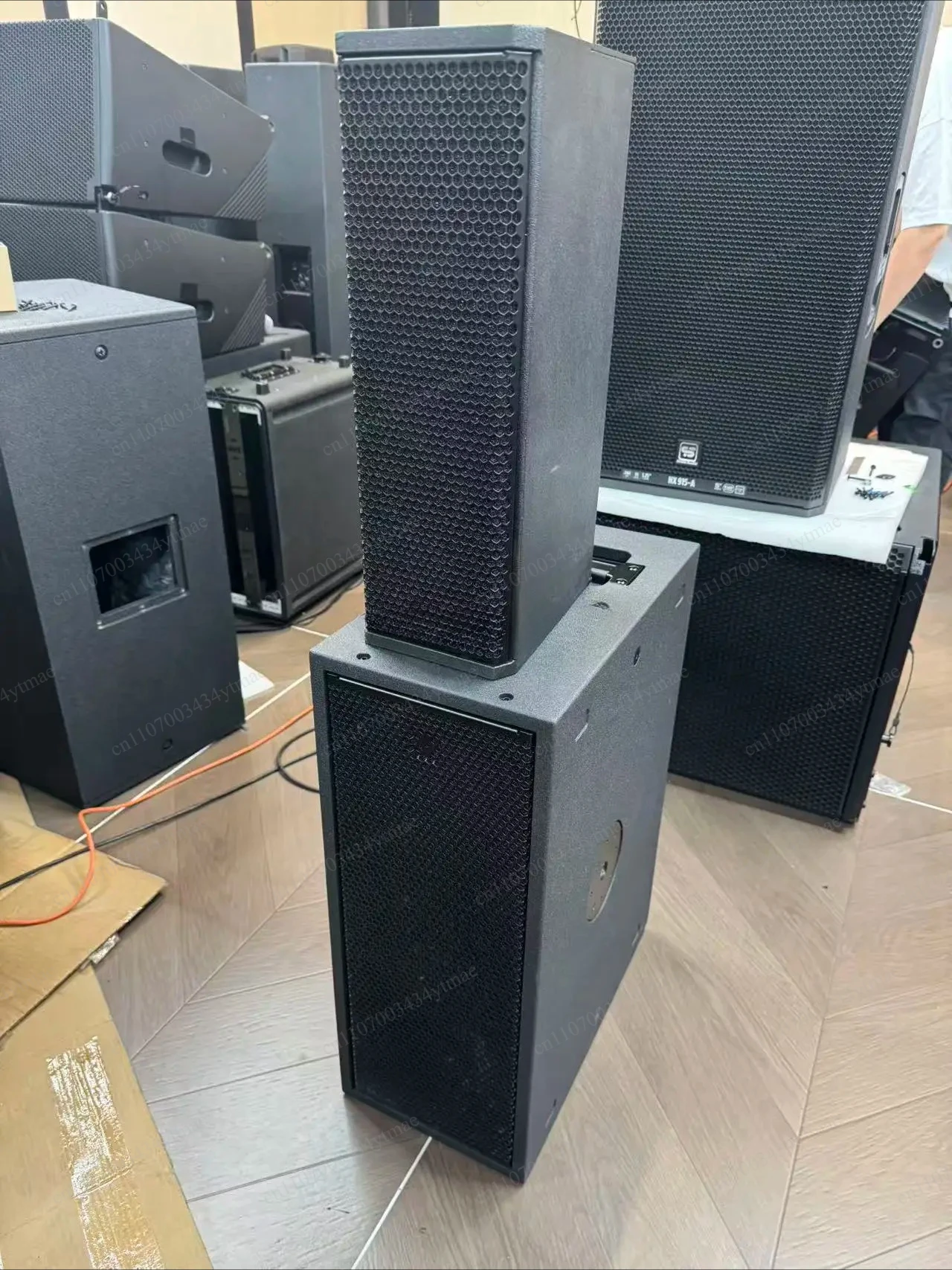 808-AS Powered Active Subwoofer Dual 8 Inch Bass Speaker 2000W Professional Stage Audio Low Frequency Subwoofer