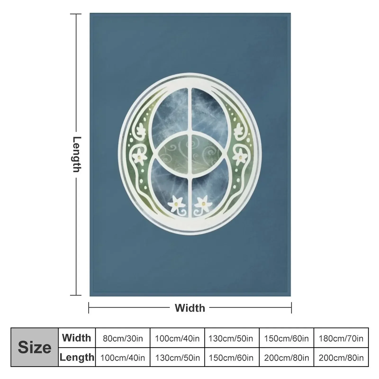 Chalice Well (land&sea) Throw Blanket Winter beds Sofa Throw Baby Blankets