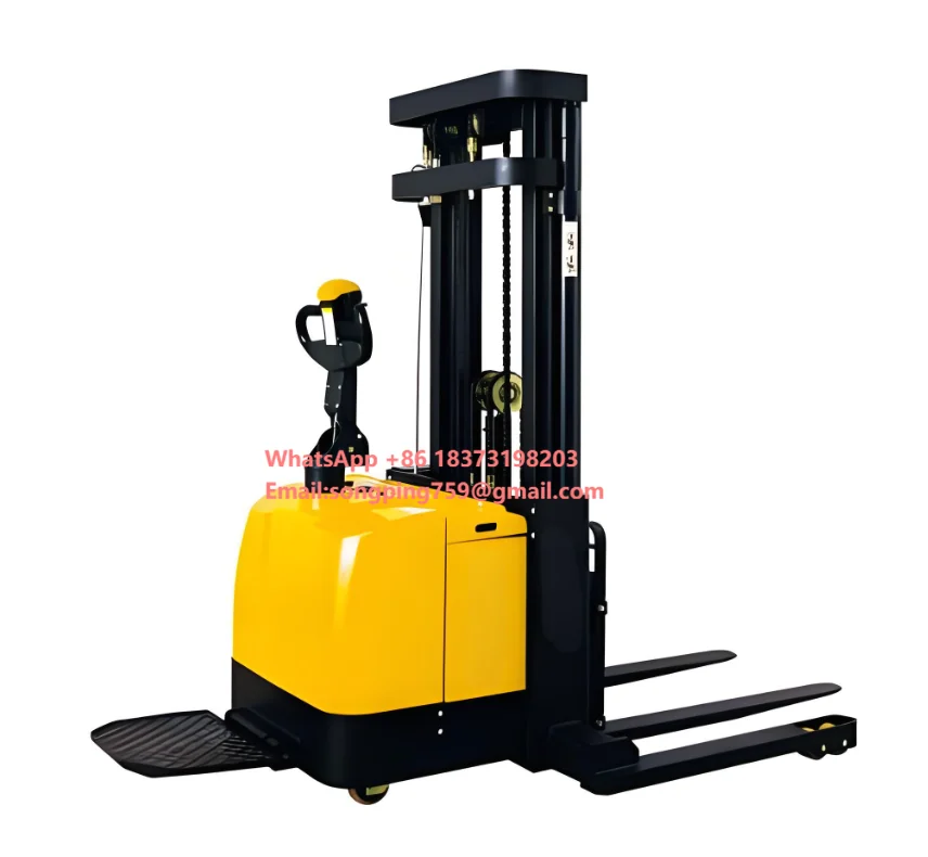 

Cold Storage Electric Stacker -20C Operation Lithium-Ion Battery 48V Polyurethane Tire 2300mm Aisle Special Design Electric