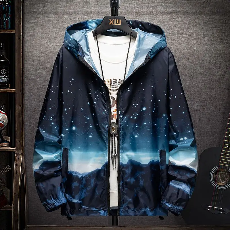 

2024 Summer Hooded Jacket Men Women Waterproof Sun Protection Clothing Fishing Hunting Clothes Quick Dry Skin Windbreaker S33