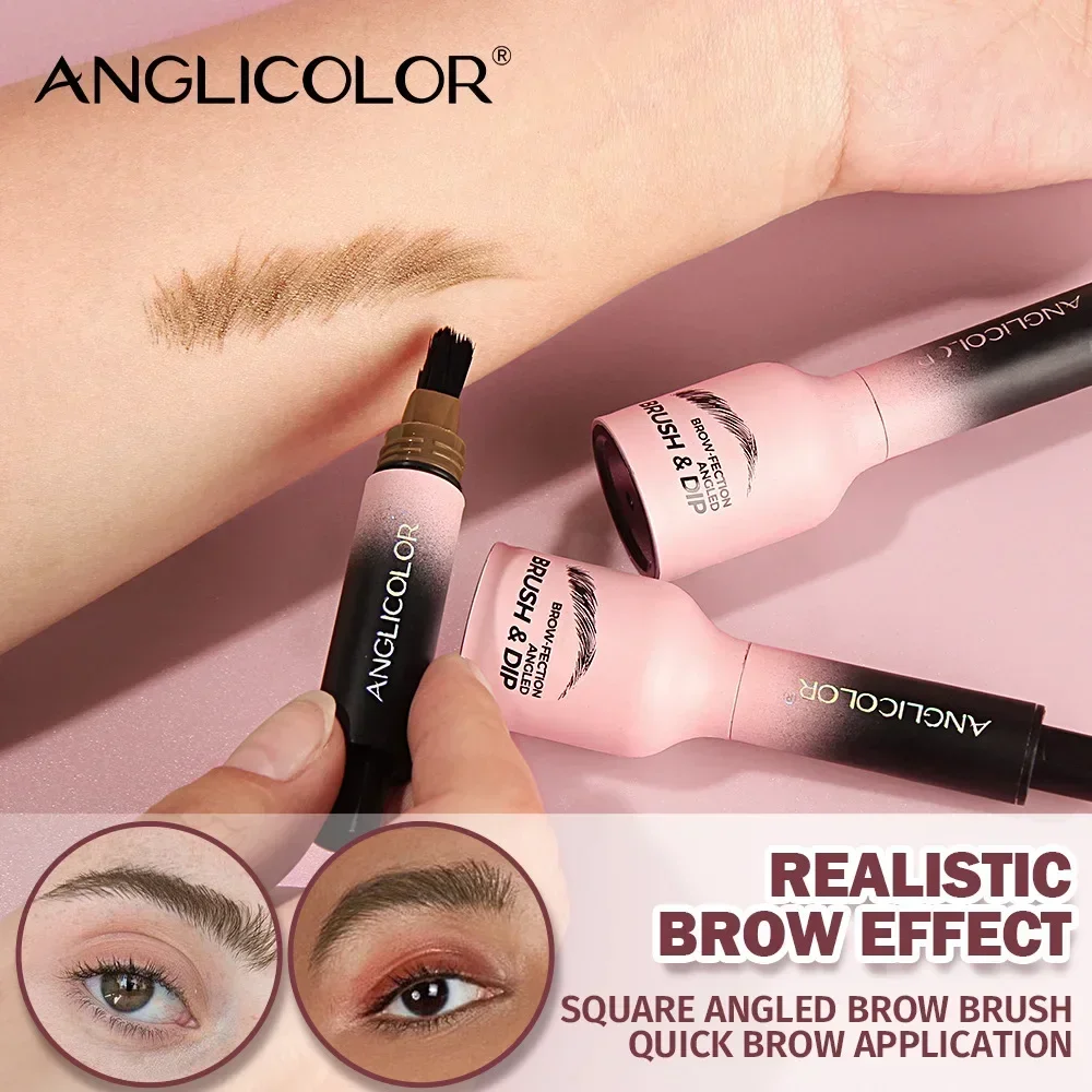 Bálsamo para cejas teñido para cejas salvajes, Gel para cejas de larga duración, resistente al agua, sin manchas, lápiz de cejas de presión Natural tridimensional