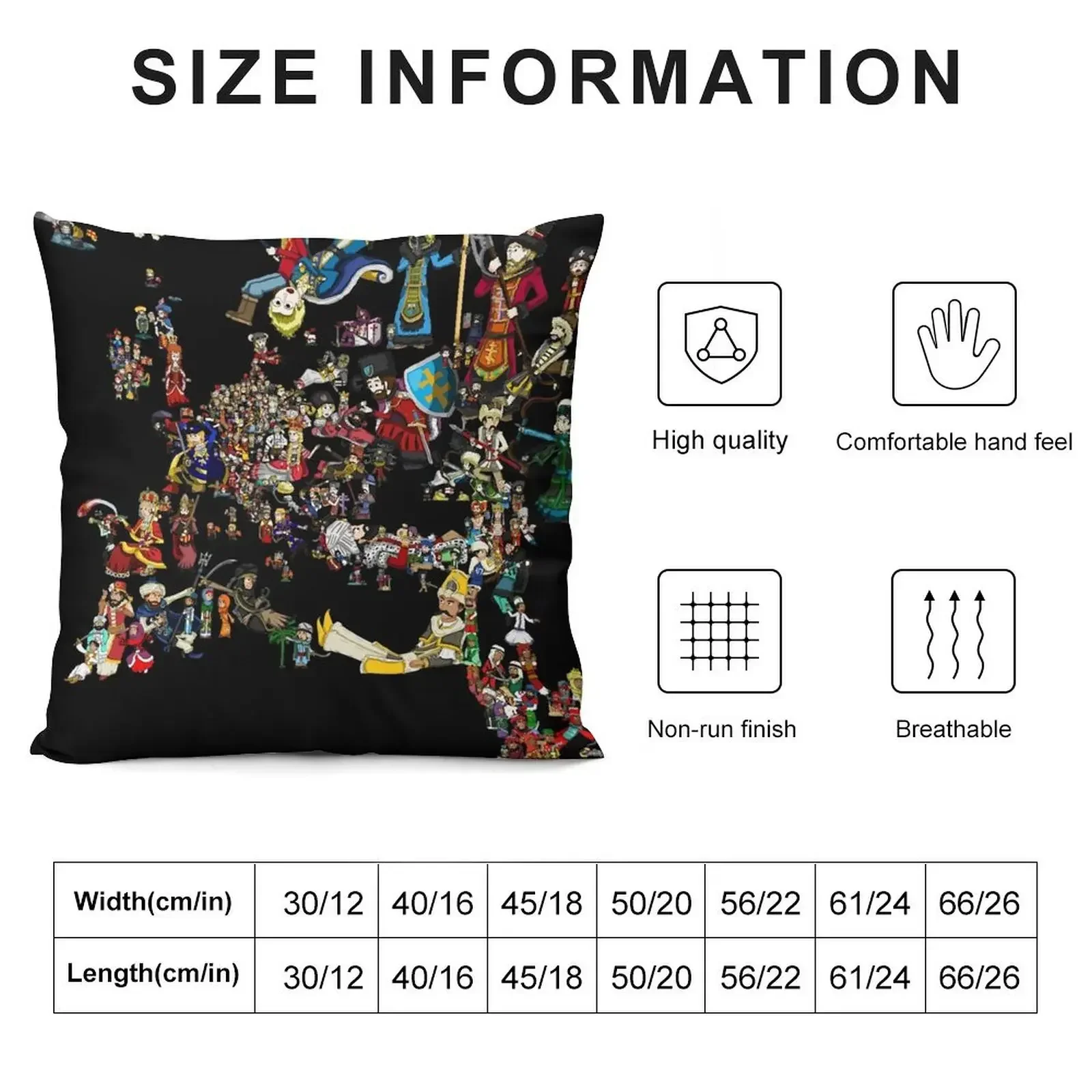 EUROPA UNIVERSALIS - National Personifications Map - 1444 Classic T-Shirt.png Throw Pillow pillows decor home New year pillow