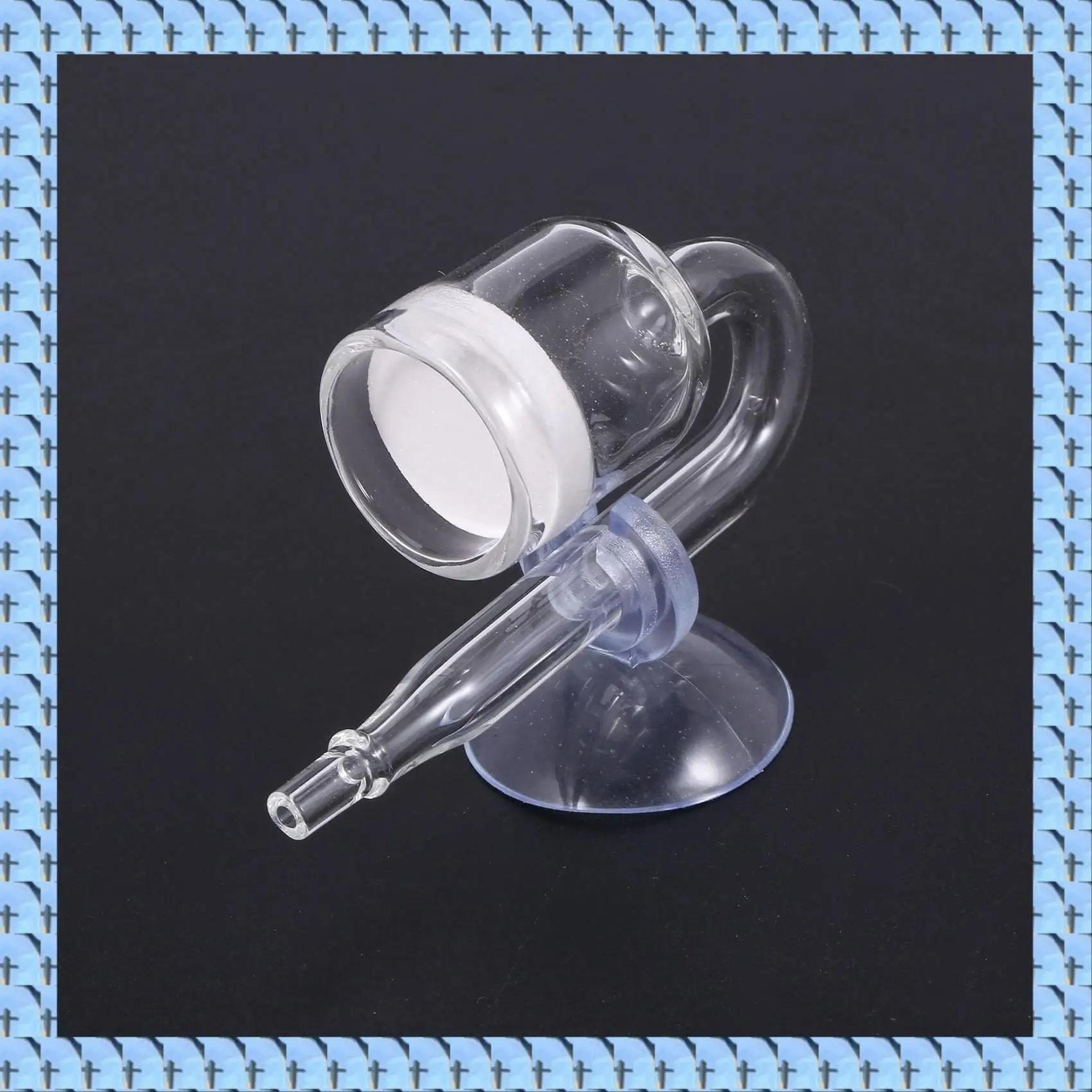 

NOCM 2X Aquarium Fish Tank CO2 Diffuser Carbon Dioxide Reactor With Disc + 4 Suckers
