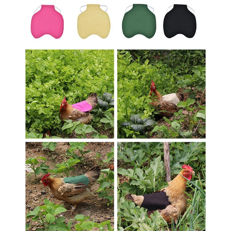 Hen Saddle Apron Feather Back Protector Single Shoulder Strap Standard Chicken Jacket Household Poultry Supplies