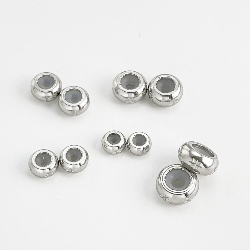 Cordial Design 50Pcs Jewelry Findings/Hand Made/Stainless Steel/Spacers Beads/DIY Accessories/Beads For Bracelets #195482