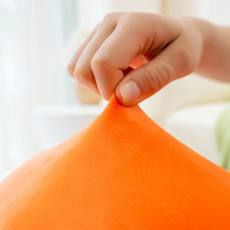 15-35CM Kawaii Cartoon Simulation Anime Obst Persimmon Gefüllte Plüsch Spielzeug kinder Große Persimmon Handgemachte Puppe geschenk