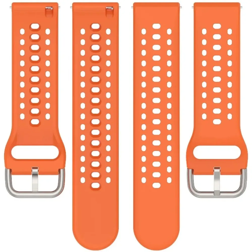 22mm Official Porous Silicone Strap For Redmi Watch 5 Lite/Active Breathable Adjustable For Amazfit Active Max/Bip Max/Balance 3