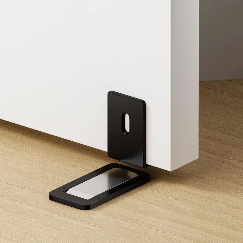 Heavy Duty Invisible Magnetic Door Stopper Self Adhesive Anti-Collision Door Catch Fits 2-7cm Thick Glass Wooden Doors