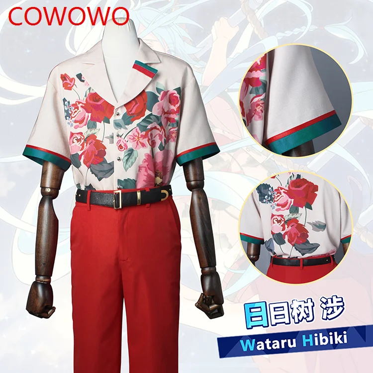 

COWOWO Ensemble Stars! Hibiki Wataru Shirt Cosplay Costume Cos Game Anime Party Uniform Hallowen Play Role Clothes Clothing