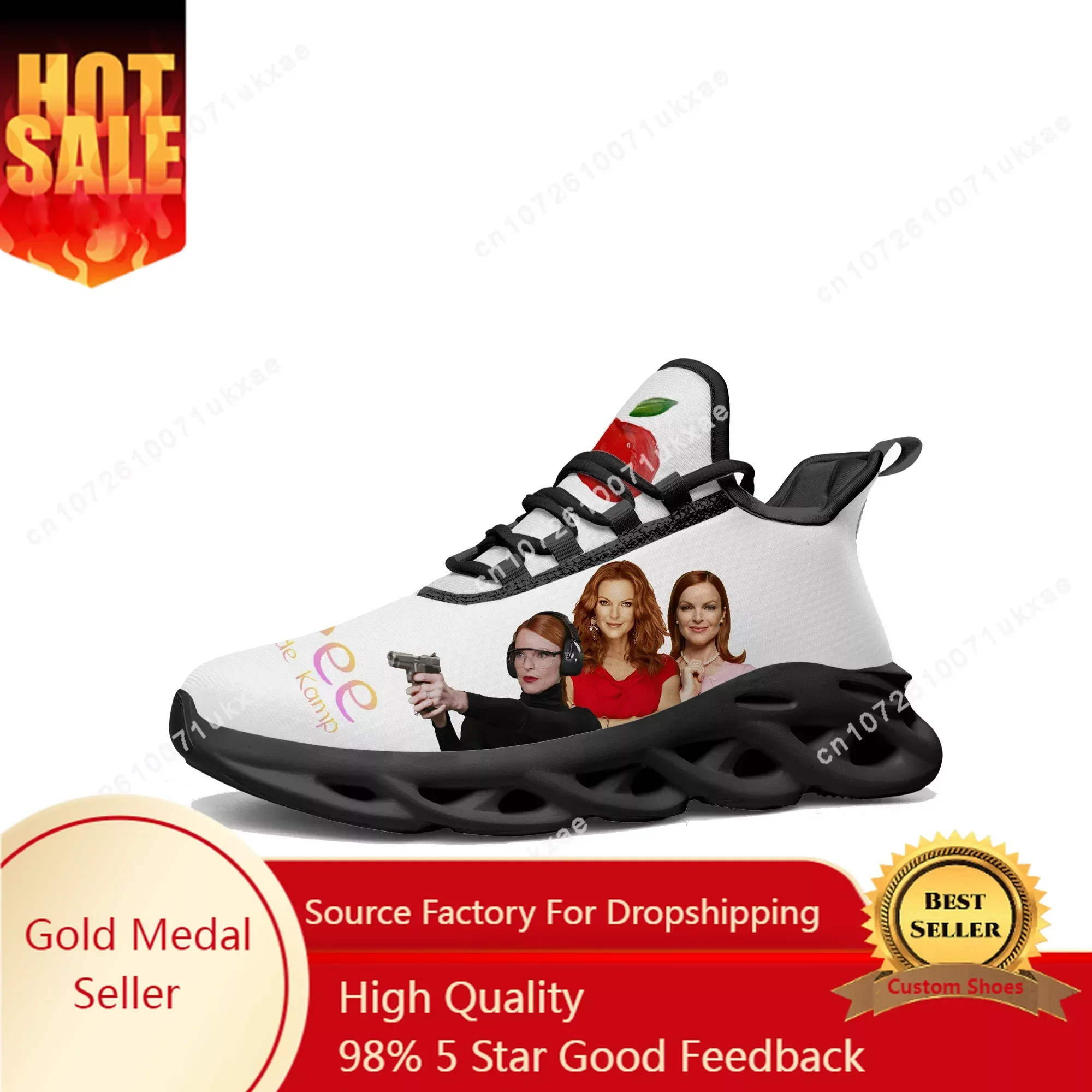 

Desperate Housewives Flats Sneakers Mens Womens Bree Van de Kamp Sports Running Shoes High Quality Sneaker customization Shoe